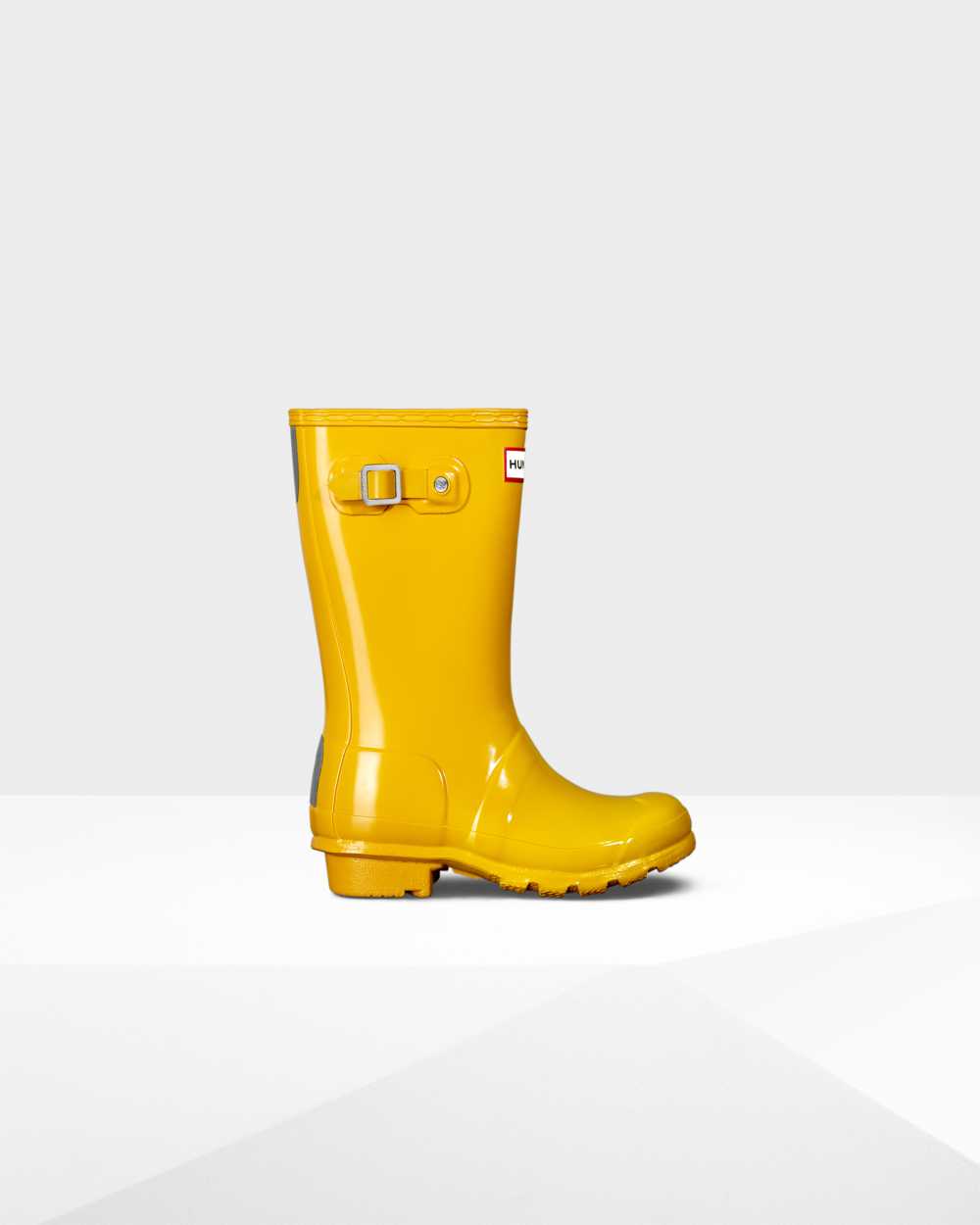 Botas De Agua Niños - Hunter Original Big Gloss Amarillo - YGPENX-892 - Amarillo